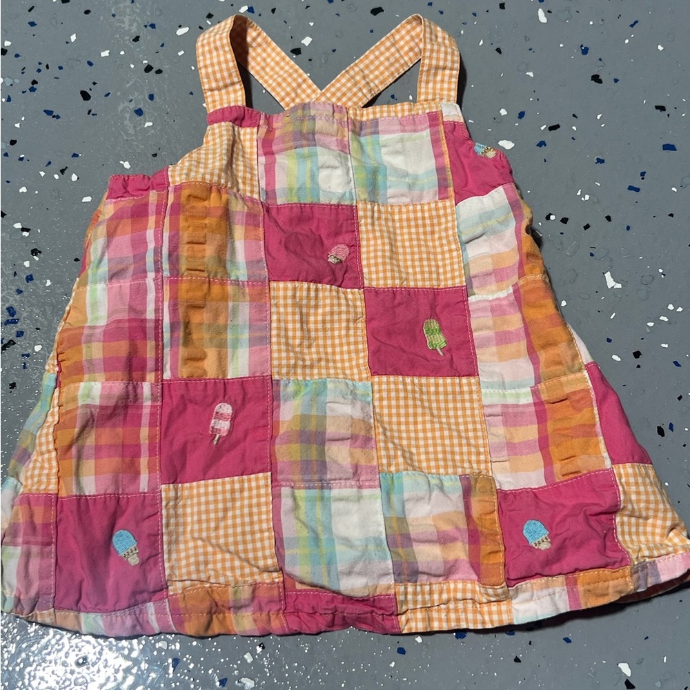 Colorful Vintage Gymboree Patchwork Tank Top size 4